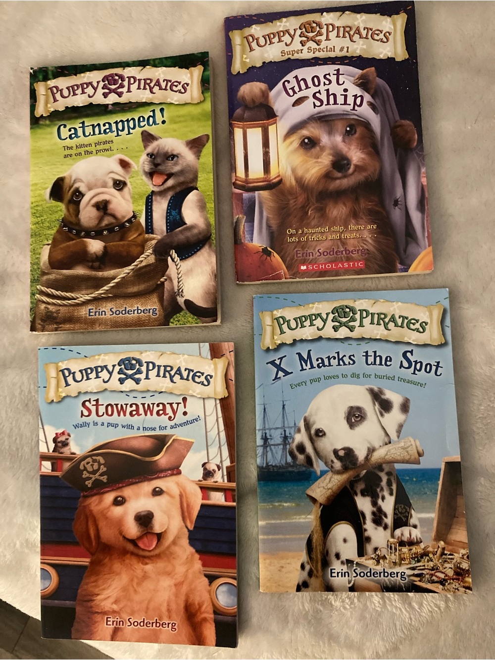 Scholastic Puppy Pirates Paperback Book Backs - Beige/Tan